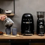 قهوه ساز اسمگ مدل Smeg DCF02BLEU رنگ مشکی ایتالیایی