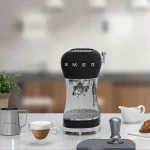 اسپرسوساز کلاسیک اسمگ مدل Smeg ECF 02 BLEU رنگ مشکی ایتالیایی