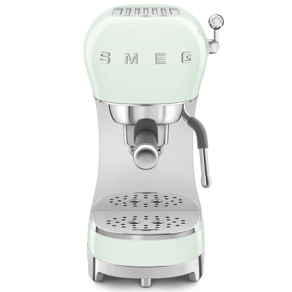 اسپرسوساز کلاسیک اسمگ مدل Smeg ECF 02 BLEU رنگ سبز ایتالیایی