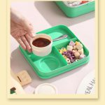 ظرف غذای دو طبقه کارتونی کودکان طرح توکان