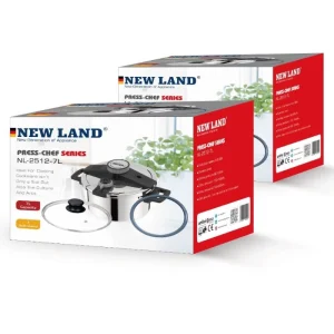 زودپز 7 لیتری کلیپسی نیولند مدل NL-2512 آلمان با گارانتی 2 ساله