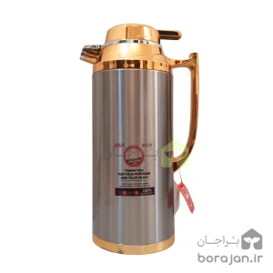فلاکس چای طلایی رومانتیک هوم2 لیتری شیشه قرمز