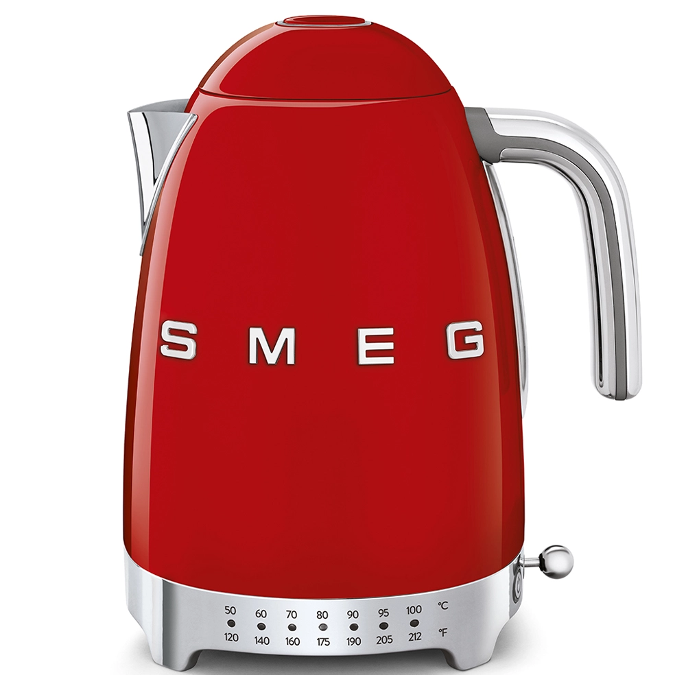 کتری برقی درجه دار قرمز اسمگ مدل Smeg F04-r ایتالیایی