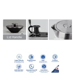 چای ساز کنار همی بیسمارک مدل BISMARK-MB2283 (اورجینال) - هجده ماه کارت طلایی گارانتی - 60 ماه خدمات پس از فروش معتبر