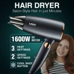 سشوار مسافرتی وی جی آر مدل VGR V-439 (اصلی)