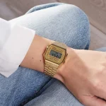 ساعت مچی مردانه و زنانه کاسیو مدل CASIO A168WG-9WDF (اورجینال)