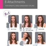 سشوار برس دار حالت دهنده مو پاناسونیک مدل Ka81 (اصل)