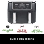 سرخ کن دوقلو بدون روغن نینجا مدل NINJA AF400 (اصل)