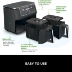 سرخ کن دوقلو بدون روغن نینجا مدل NINJA AF400 (اصل)