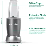 شیکر شارژی نوتریکوک مدل Nutricook NBR1212M (اصل)