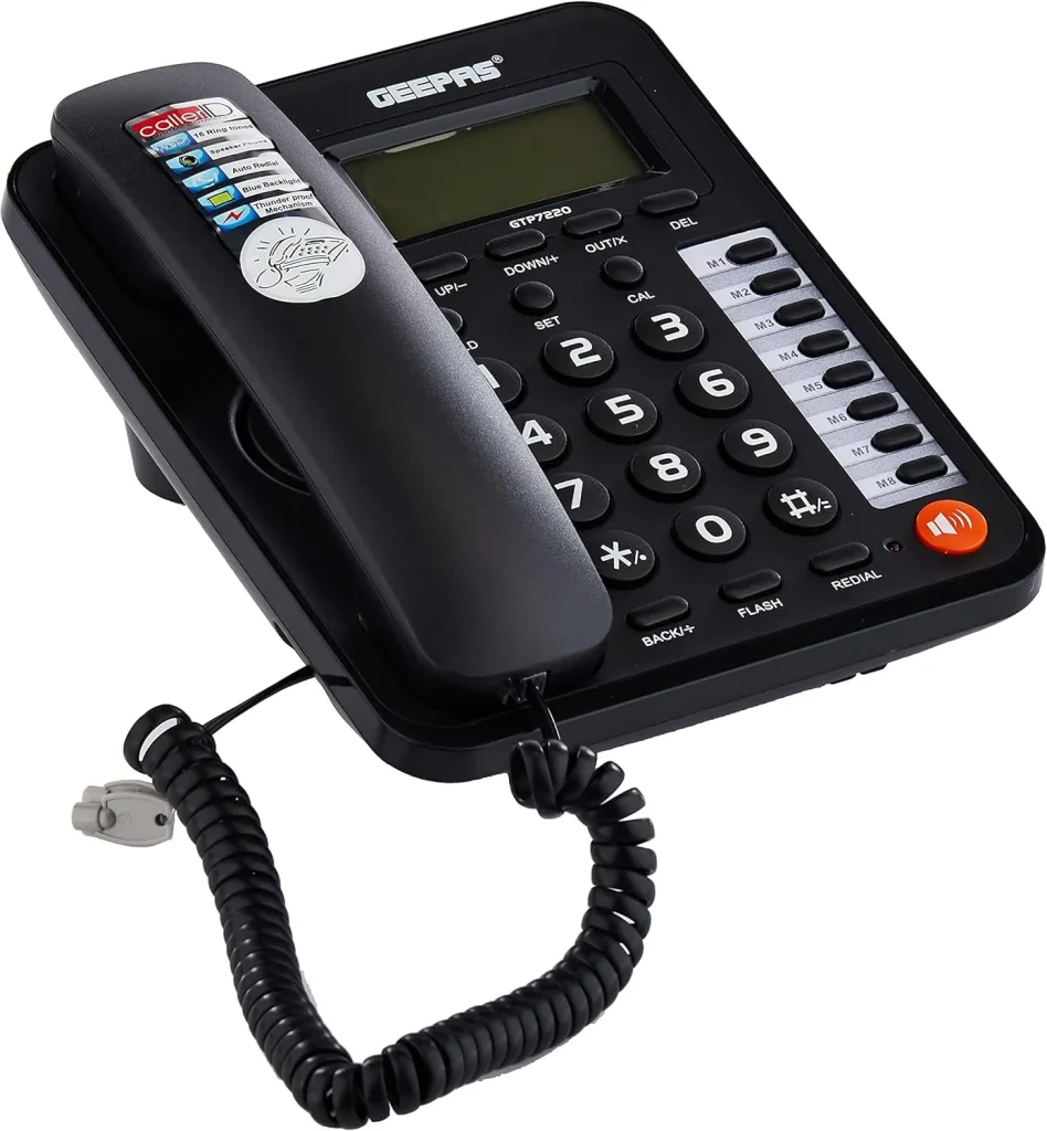تلفن رومیزی جیپاس مدل GEEPAS GTP7220 (اصل)