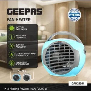 بخاری فن دار جیپاس مدل GEEPAS GFH28561 (اصل)
