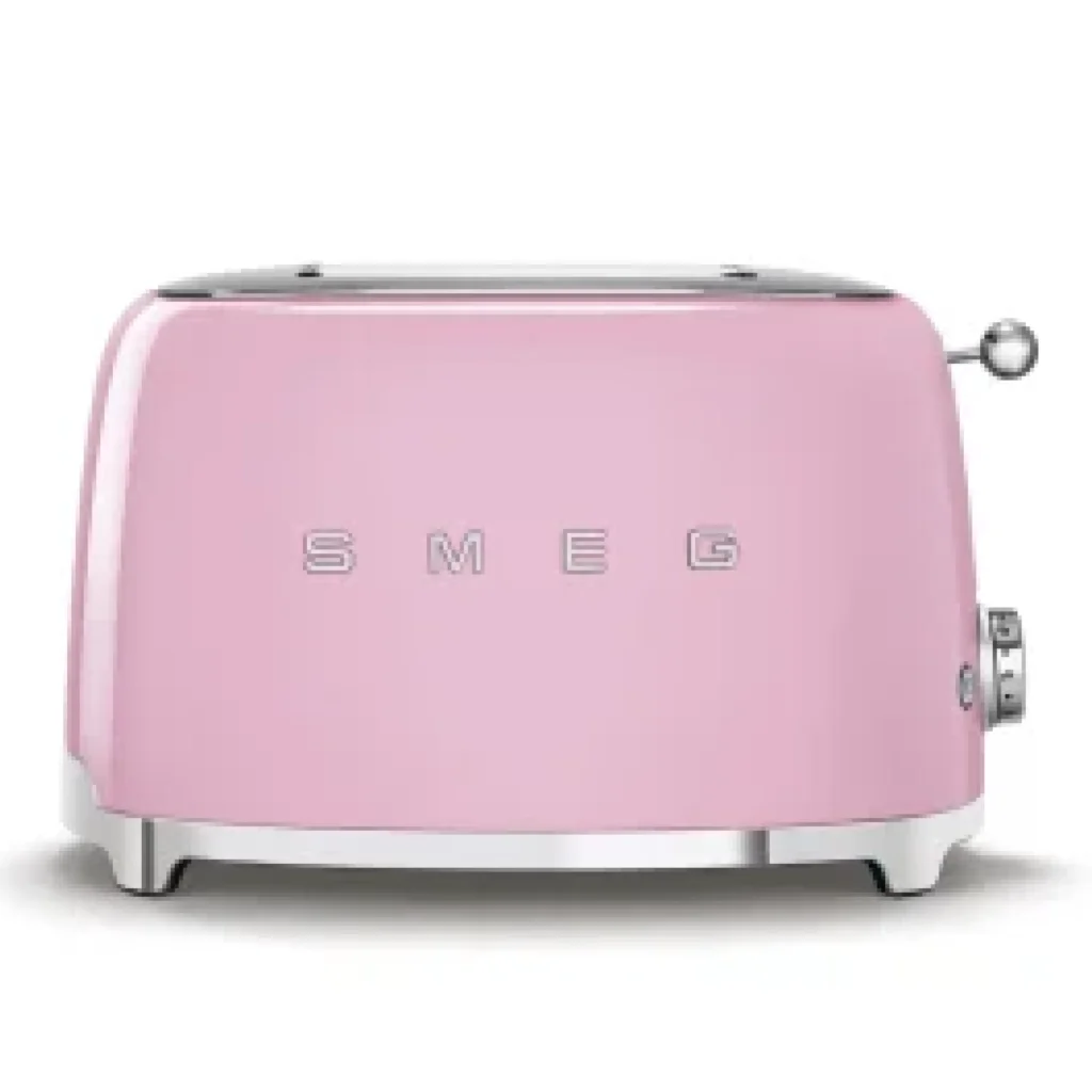 توستر صورتی اسمگ مدل Smeg Tsf01-Pink ایتالیایی (اصلی)