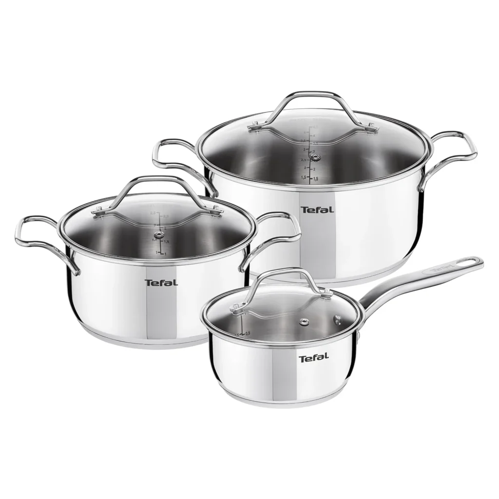 سرویس قابلمه 6 پارچه تفال مدل Tefal Bs864s674 (اصل)