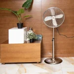 پنکه ایستاده تمام استیل جیپاس مدل GEEPAS GF9611L(نقره ای) (اصل)