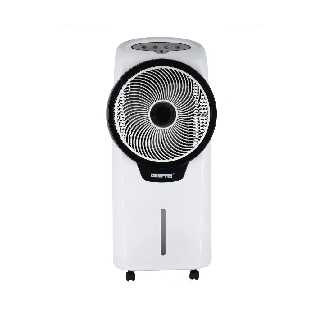 پنکه و کولر آبی برق و شارژ جیپاس مدل GEEPAS GAC9580 (اصل)