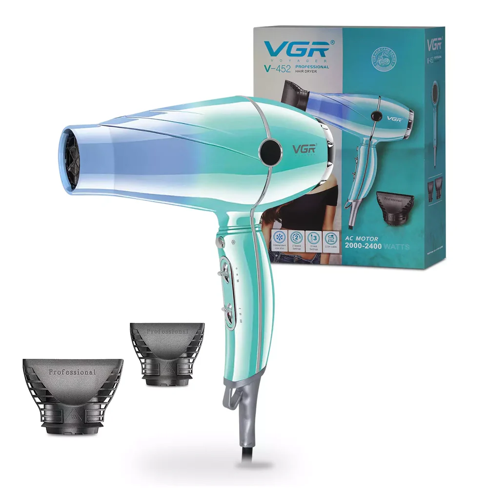 سشوار حرفه‌ای وی جی آر مدل VGR V-452 (اصلی)