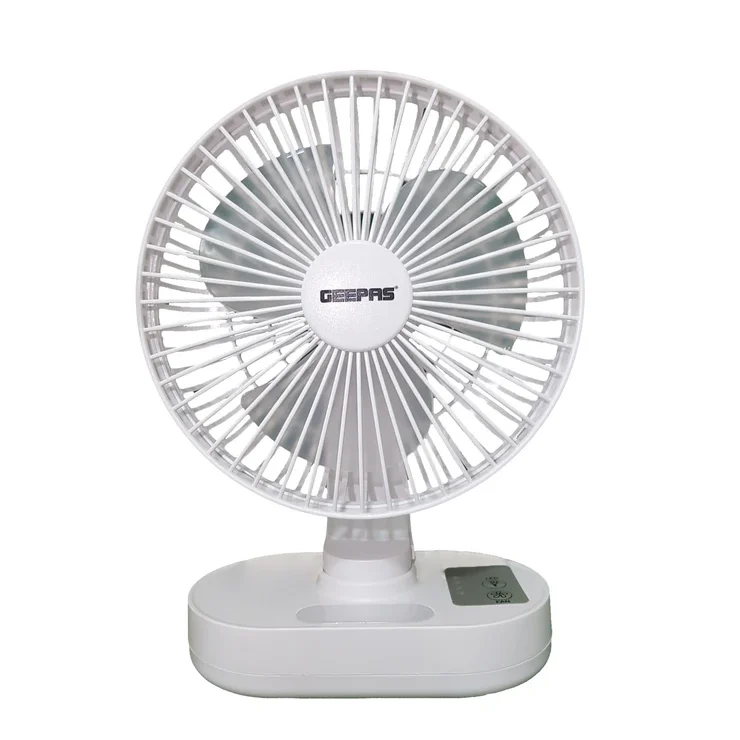 پنکه شارژی رومیزی جیپاس مدل GEEPAS GF21157 (اصل)