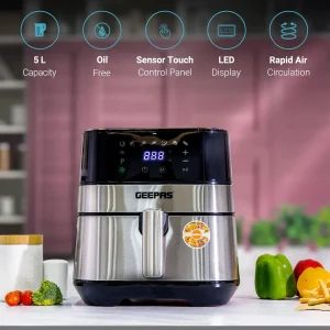 سرخ کن 5لیتر جیپاس مدل GEEPAS GAF37510 (اصل)