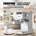 اسپرسو ساز جیپاس مدل GEEPAS GCM1415SS (اصل)