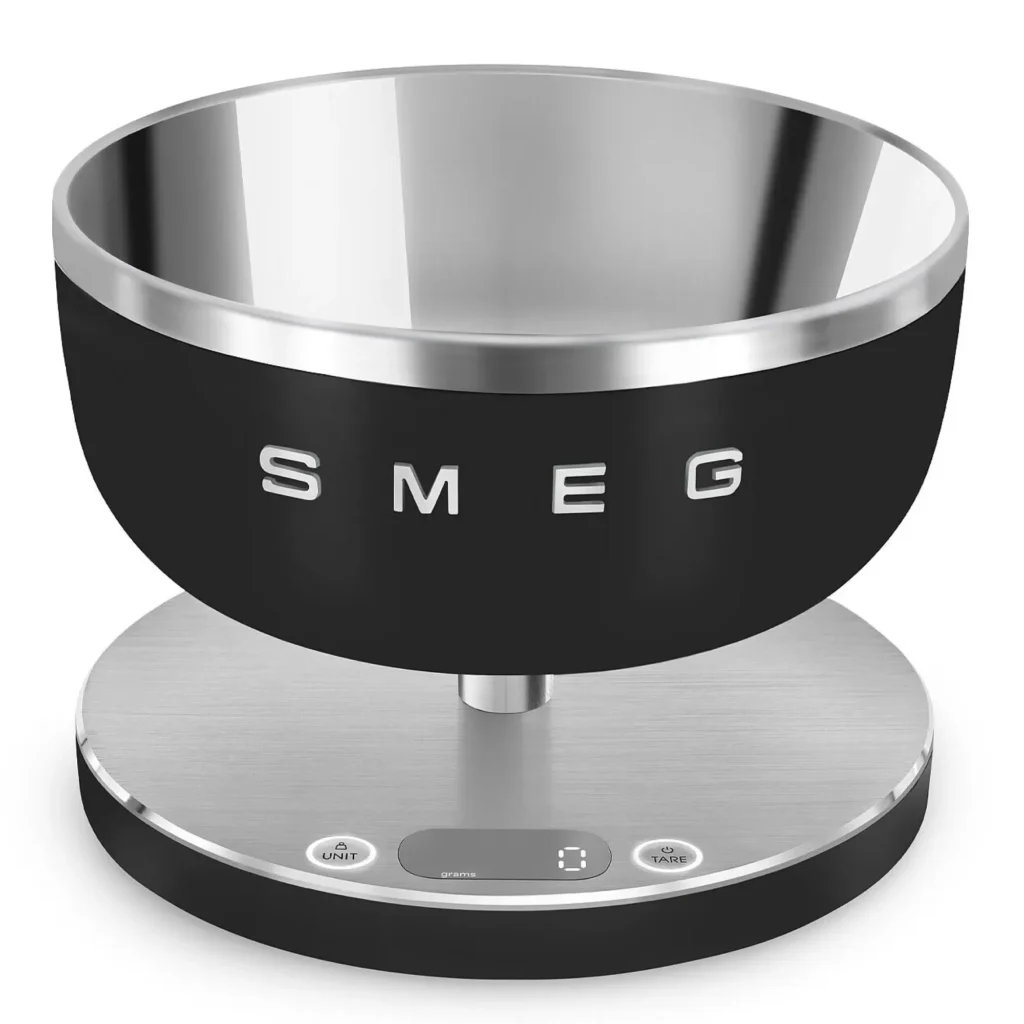 ترازو آشپزخانه اسمگ رنگ مشکی مدل Smeg KSC01BLMWW ایتالیایی (اصل)