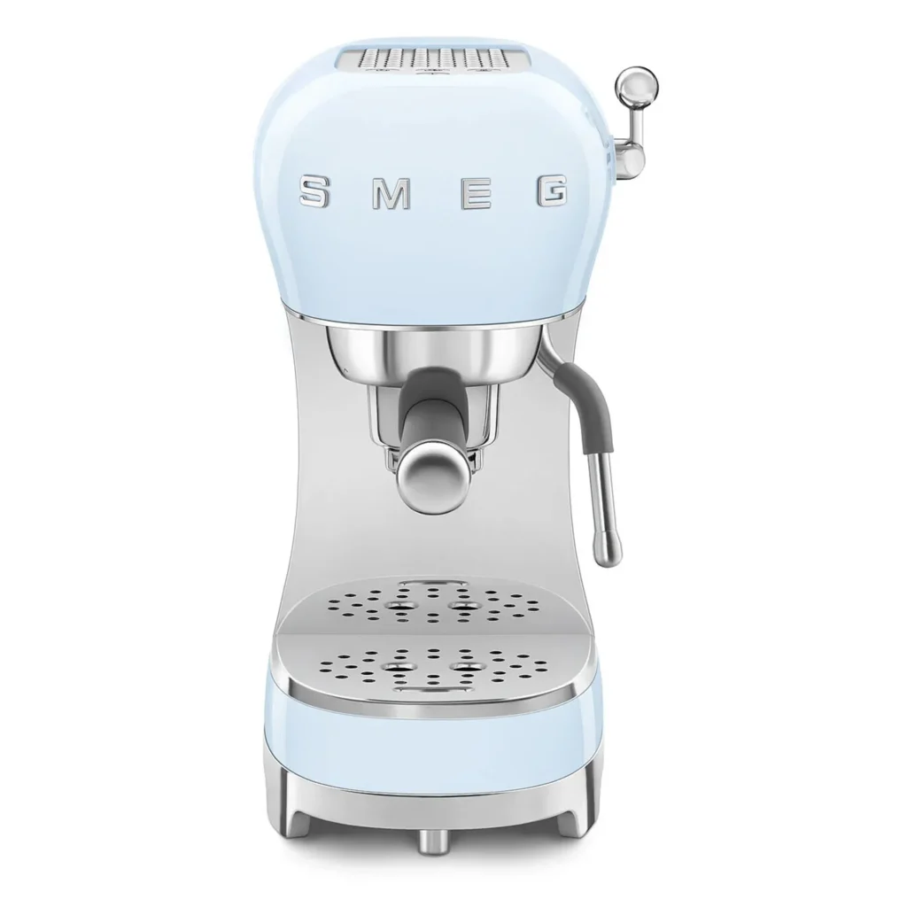 اسپرسو ساز کلاسیک اسمگ رنگ آبی مدل Smeg ECF02PBUK ایتالیایی (اصل)