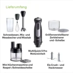 گوشت‌ کوب برقی براون مدل BRAUN MQ55755M (اصل)