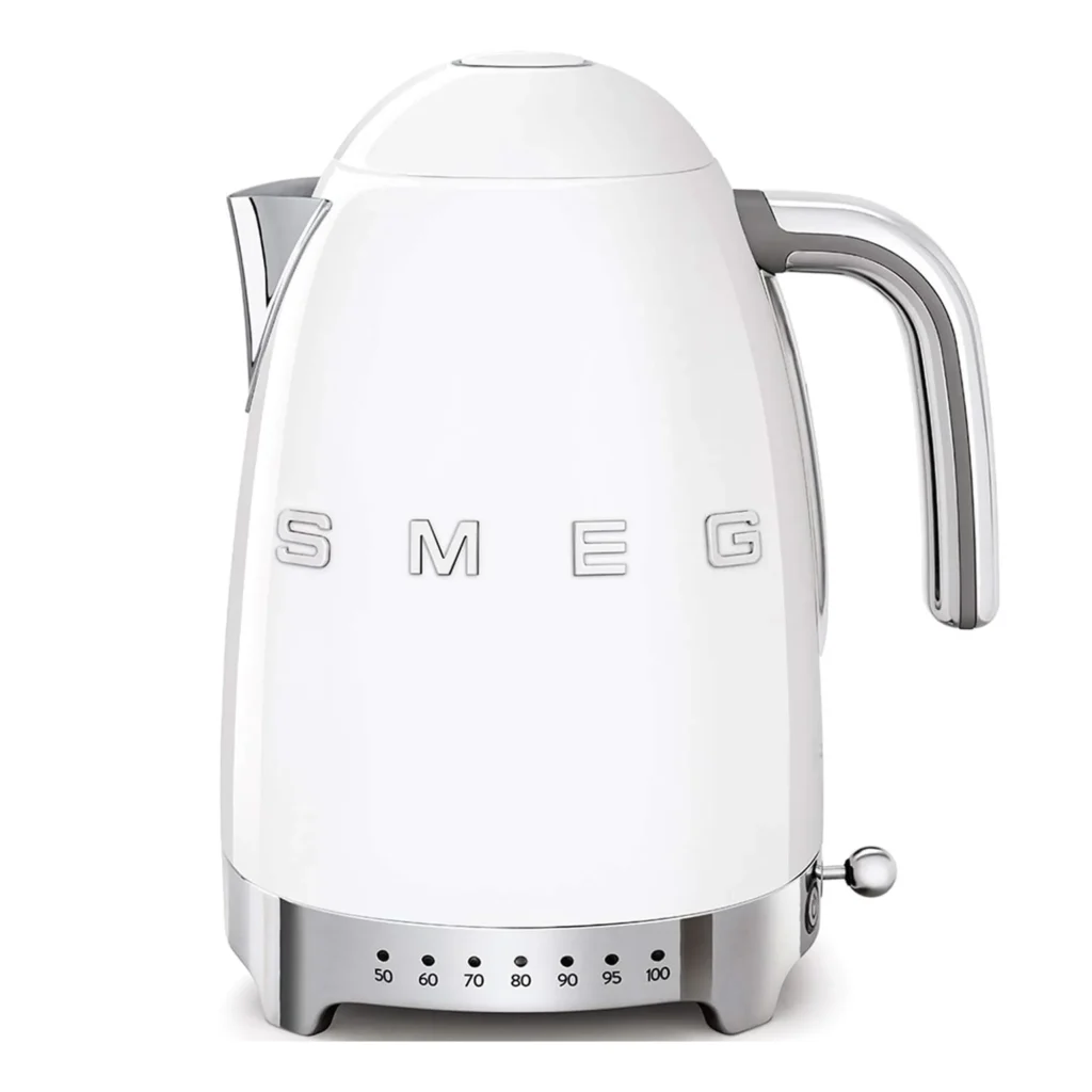 کتری برقی درجه دار سفید اسمگ مدل Smeg KLF04WHEU ایتالیایی (اصل)