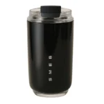تراول ماگ مشکی اسمگ ظرفیت ۲۴۰ میلی‌لیتر مدل 648 Smeg ایتالیایی (اصل)