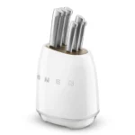 سرویس چاقو 7پارچه اسمگ رنگ سفید مدل Smeg KBSF02WH ایتالیایی (اصل)