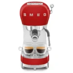اسپرسو ساز کلاسیک اسمگ رنگ قرمز مدل Smeg ECF02RDUK ایتالیایی (اصل)