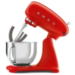 همزن کاسه دار اسمگ رنگ قرمز مدل Smeg SMF03RDUK ایتالیایی (اصل)