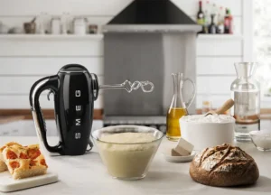 همزن دستی اسمگ رنگ کرم مدل Smeg HMF01CRUK ایتالیایی (اصل)